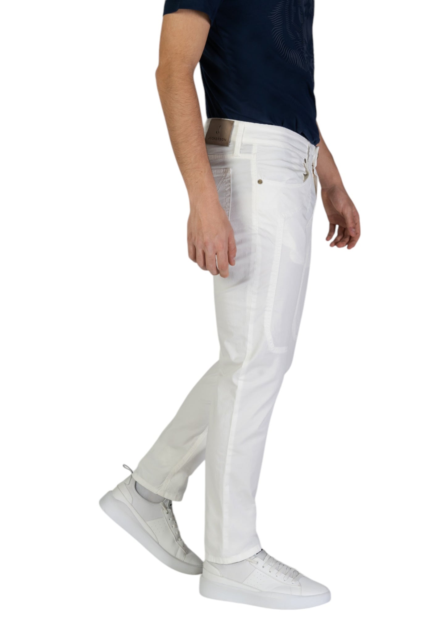 Jeckerson Pantaloni Uomo Jeckerson JUPPA077JOHN001 CTCPTGABA012 white Bianco