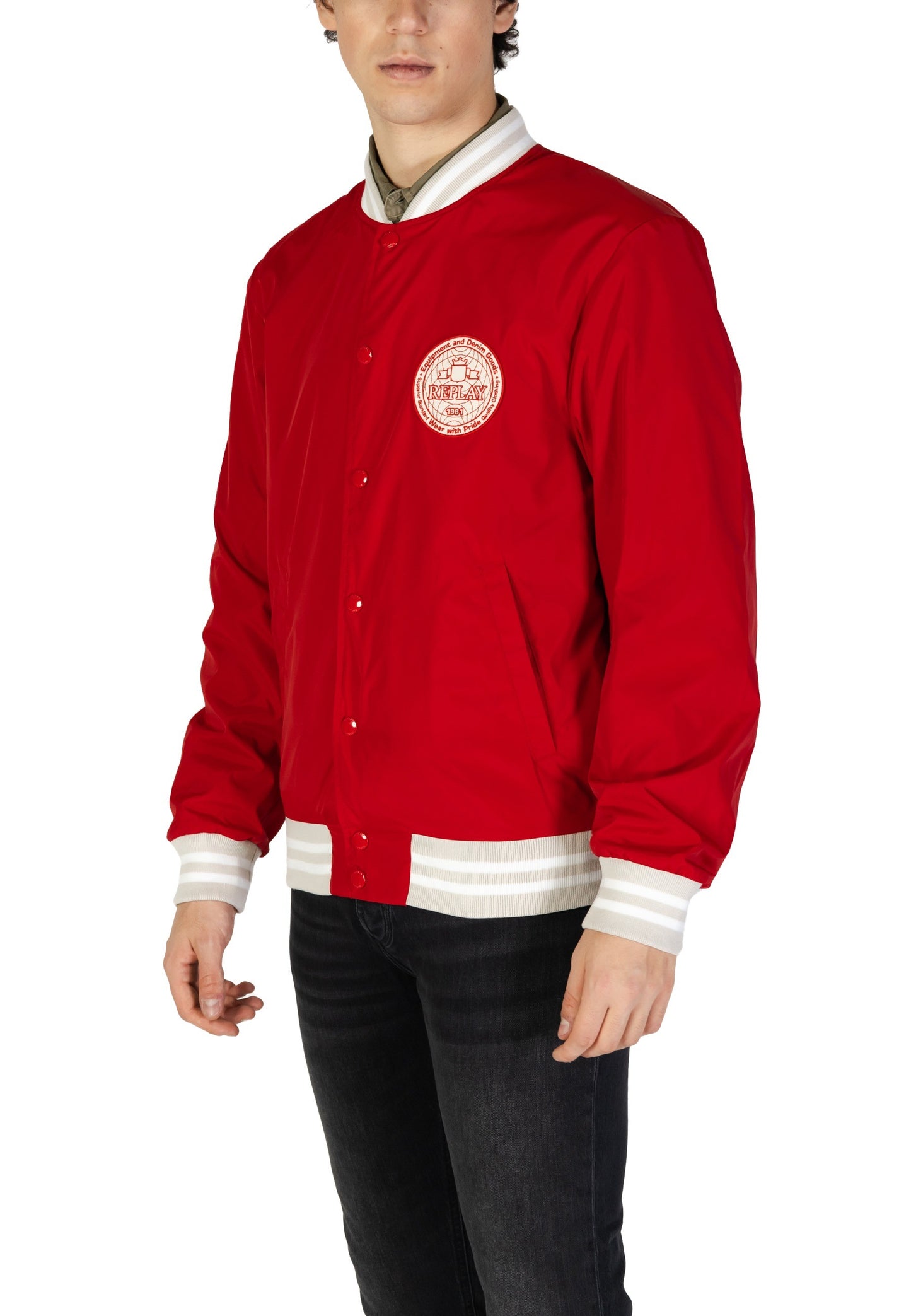 Replay Giacca Uomo Replay M8440.000.85120 red Rosso