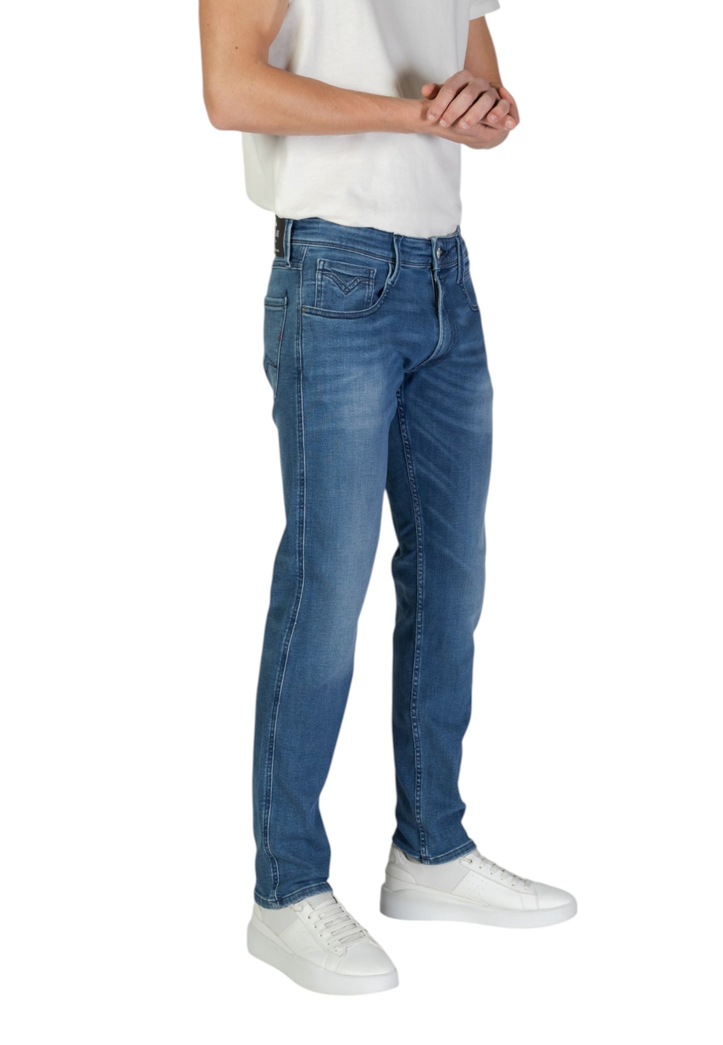 Replay Pantaloni Uomo Replay M914.000.261 C39 blue Blu