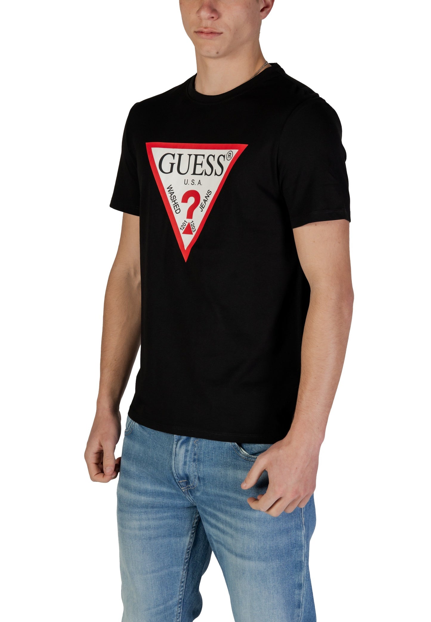 Guess T-Shirt Uomo Guess M2YI71 I3Z14 black Nero