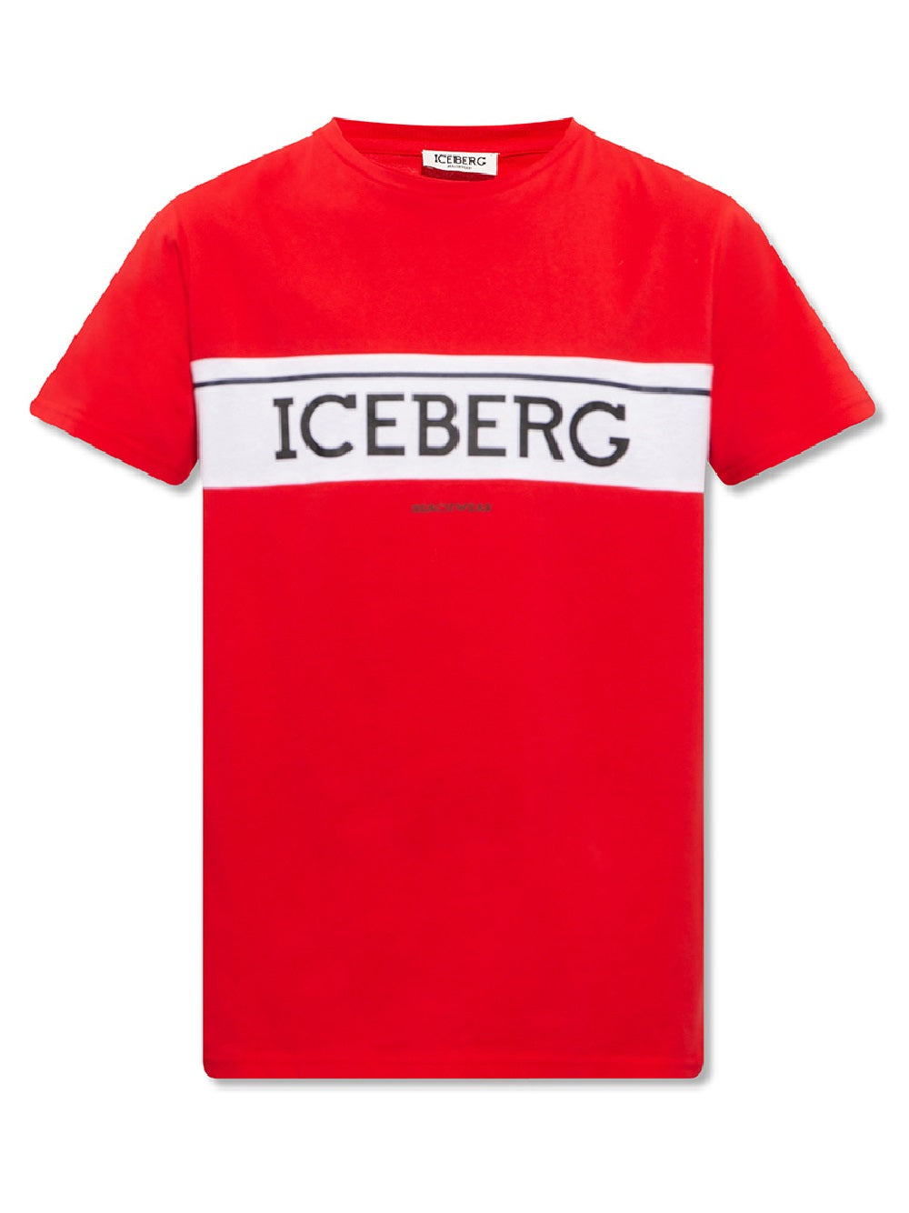 T-shirt girocollo mezza manica in cotone Iceberg ICE2MTS01