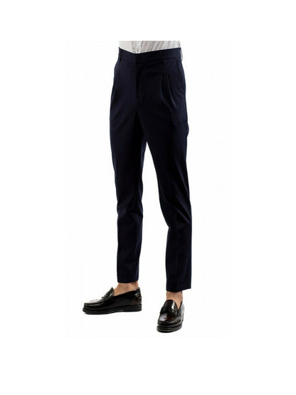 DANIELE ALESSANDRINI men's trousers, blue, view model