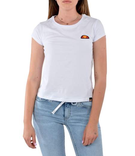 T-Shirt Ellesse EHW200S21 in cotone con logo sul lato sinistro. Vestibilità regolare
