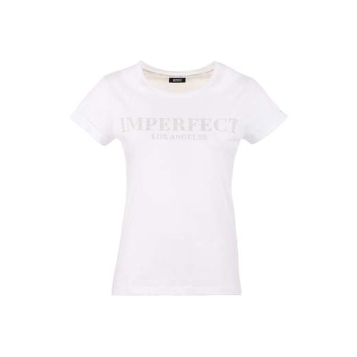 Imperfect IW21S04TG Bianco T-shirt donna Imperfect con logo in brass sul davanti. Composizione:100% Cotone Donna  12