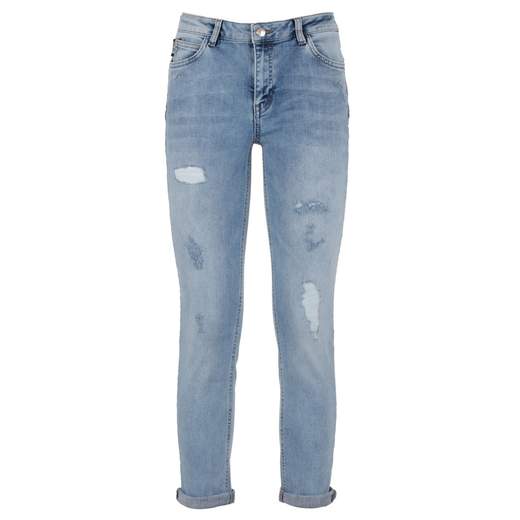 Jeans denim Imperfect IW21S35PD Blu in cotone ed elasticizzato.