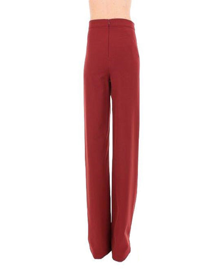 Pantalón Blugirl Folies de talle alto en color liso con cierre de cremallera oculta