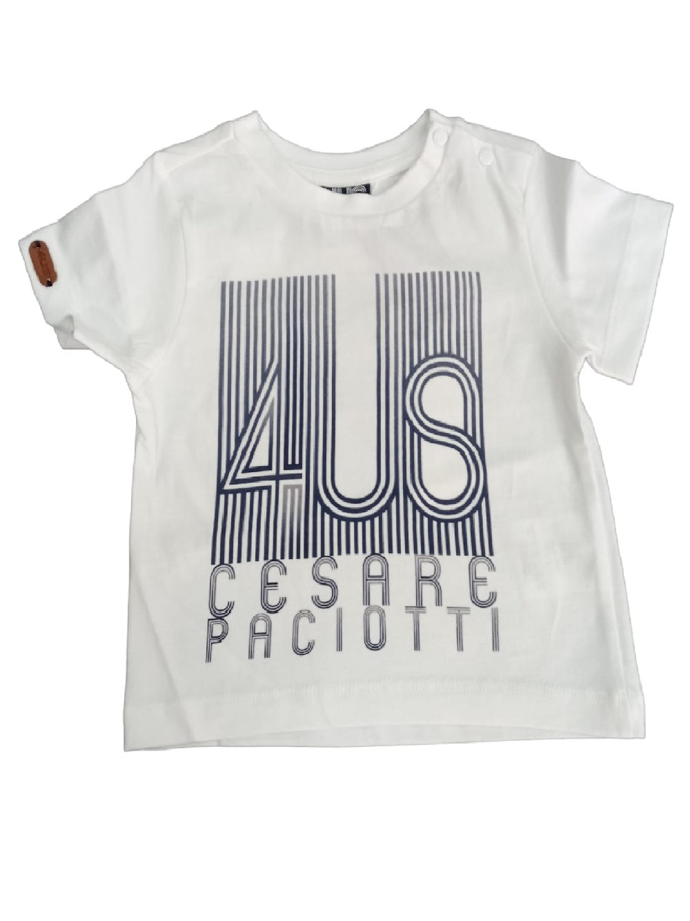 T-Shirt Cesare Paciotti 4US Kids con stampa logo