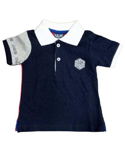 Polo infantil Cesare Paciotti 4US con estampado de logotipo