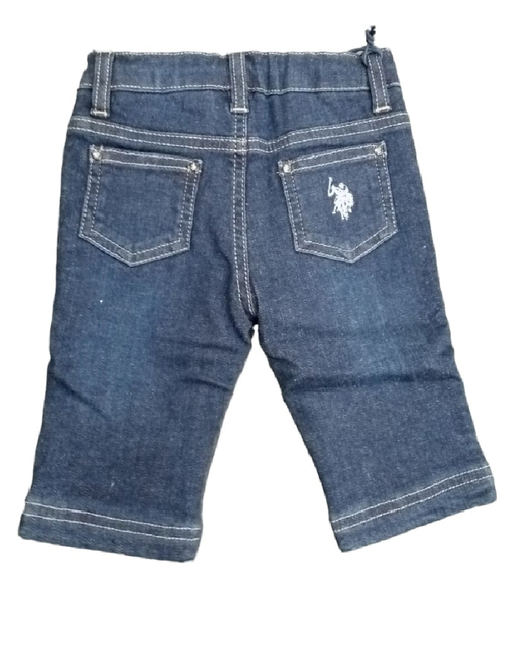 Jeans U.S. POLO ASSN. da bambino lavaggio scuro con cinque tasche