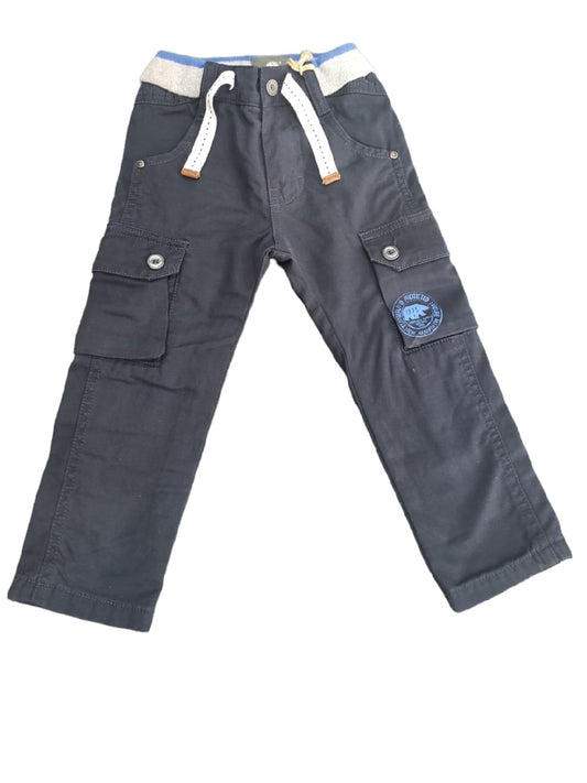 Pantalone Timberland modello T04708 con dettaglio in felpa