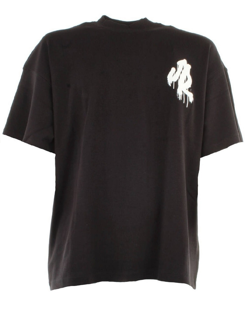 T-shirt John Richmond modello UMP22150TS oversize nera a manica corta