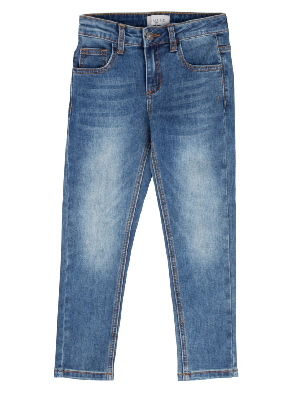 Jeans GaËlle Paris modello 2741D0304S in denim con logo e tasche finte sul retro