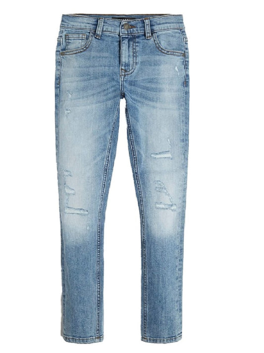 Jeans Guess  modello L2RA07D4G80 lavaggio chiaro con abrasioni
