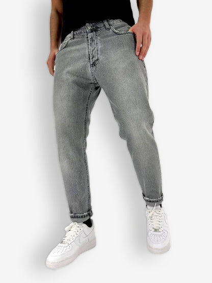 Jeans soldado modelo 412N con cierre de botones