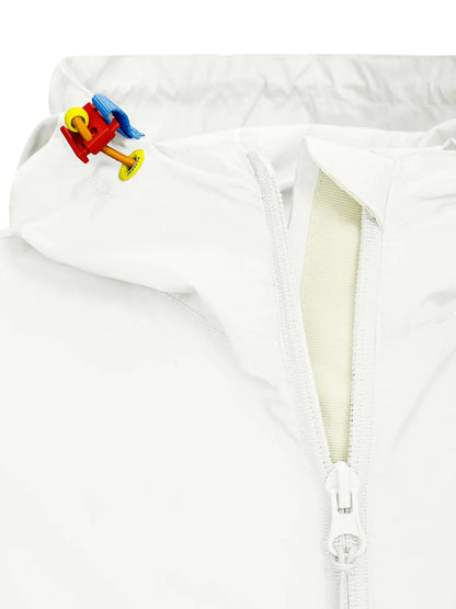 Chaqueta junior Invicta modelo 4431847BA con capucha ajustable, bajos y puños elásticos.