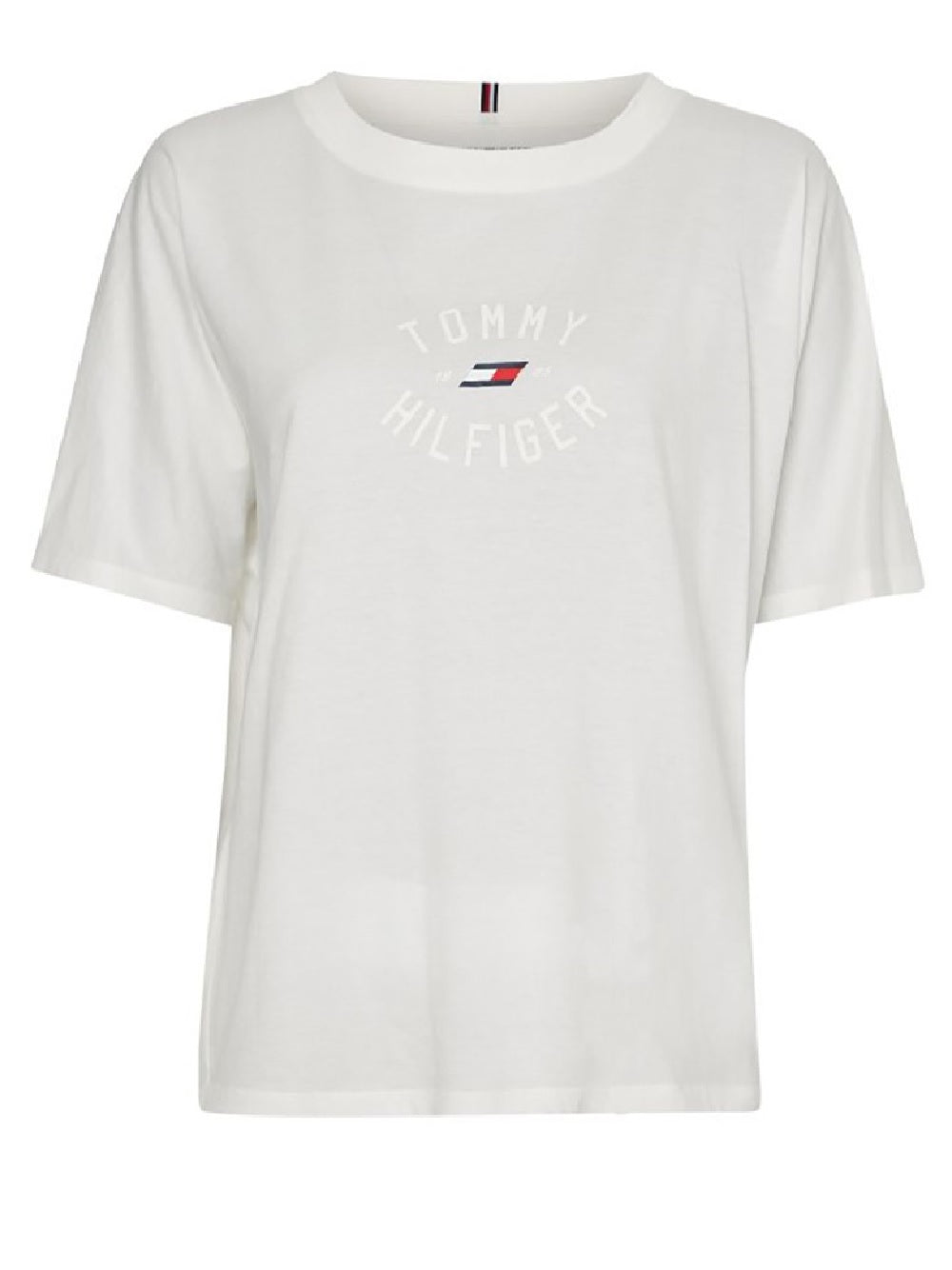 T-shirt Tommy Hilfiger modello S10S101474 stampa con logo sulla parte frontale