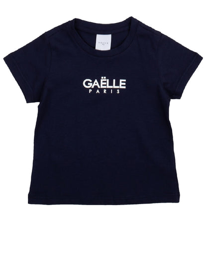 Camiseta Gaëlle modelo 2746M0755 con logo blanco en contraste