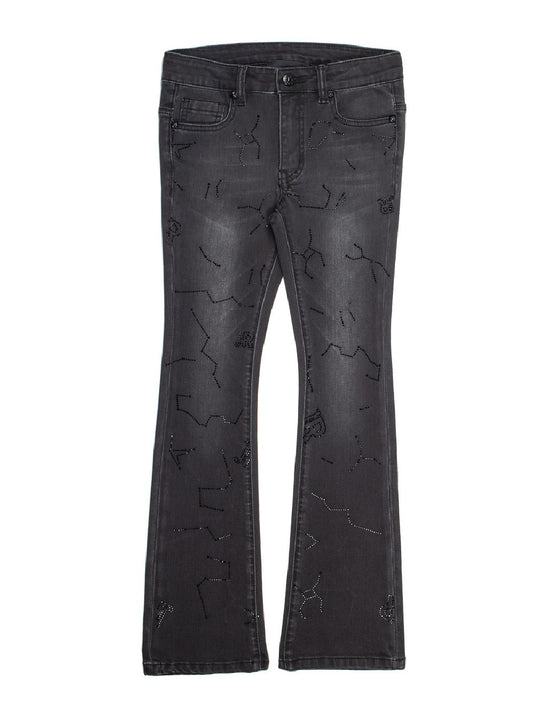 Jeans John Richmond modello RGA19272JE con disegni in paillettes