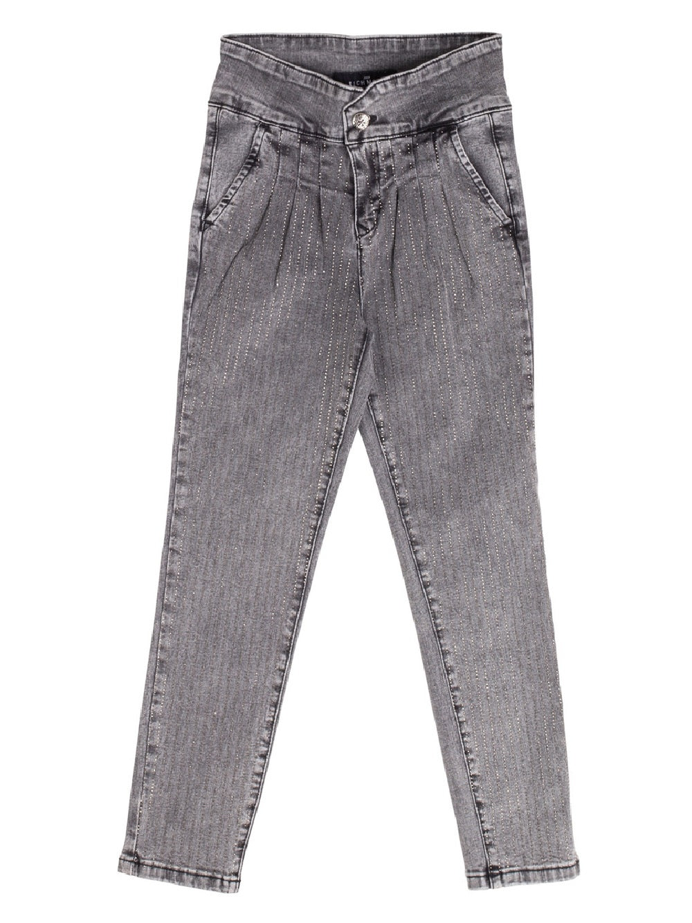 Jeans John Richmond modello RGA20120JE vita alta, tasche sui fianchi