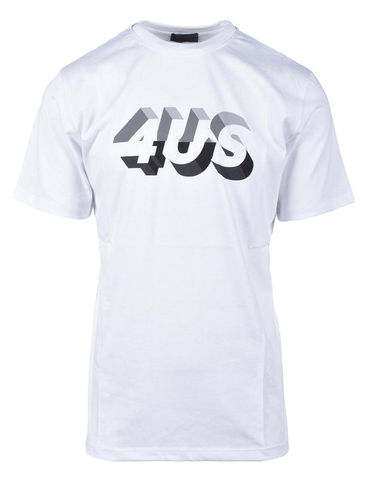 T-Shirt 4US Paciotti modello LU2857 in Jersey con stampa al petto
