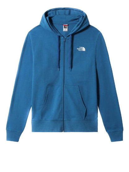 The North Face NF00CEP7 hoodie with zip fastening and embroidered logo on the front