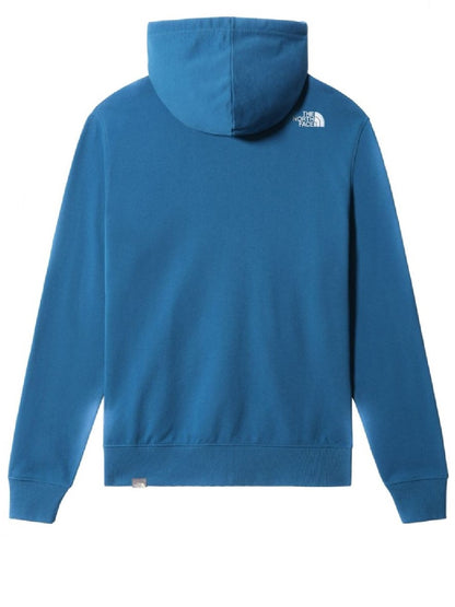 The North Face NF00CEP7 hoodie with zip fastening and embroidered logo on the front