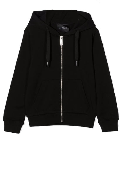 Sudadera John Richmond modelo RBP22012FE con logo blanco en lateral y espalda