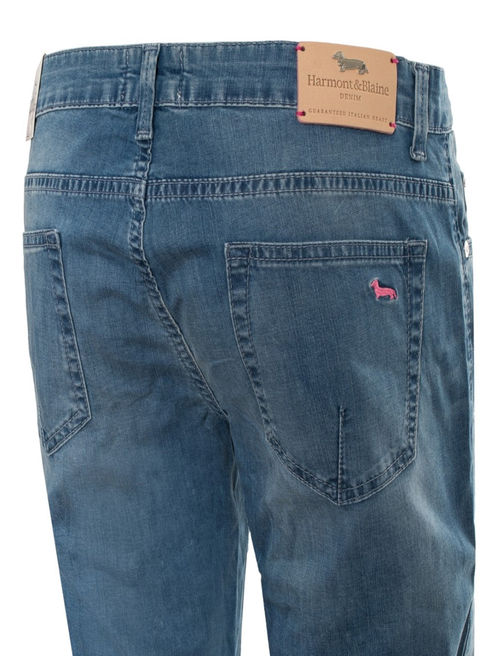 Jeans HARMONT&amp;BLAINE da donna modello w1d23 con logo a contrasto.