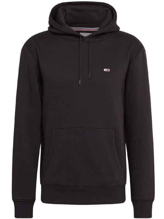 Felpa Hoodie Tommy Jeans con cappuccio e bandierina al petto