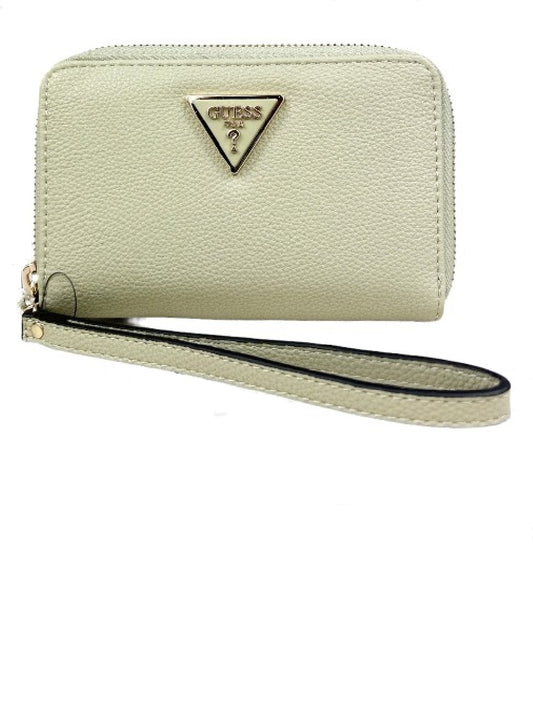 Portafoglio Guess in ecopelle modello SWBG8778640 SAGE con logo all over chiuso completamente da doppia zip