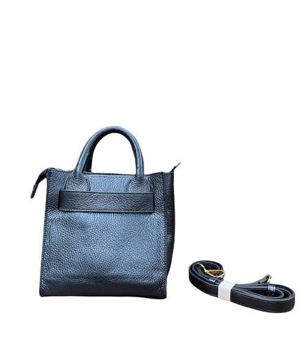Borsa BE. modello Amanda in pelle di vitello intera martellata stampata