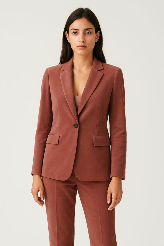 Tailleur Emma pantalone con vita elastica