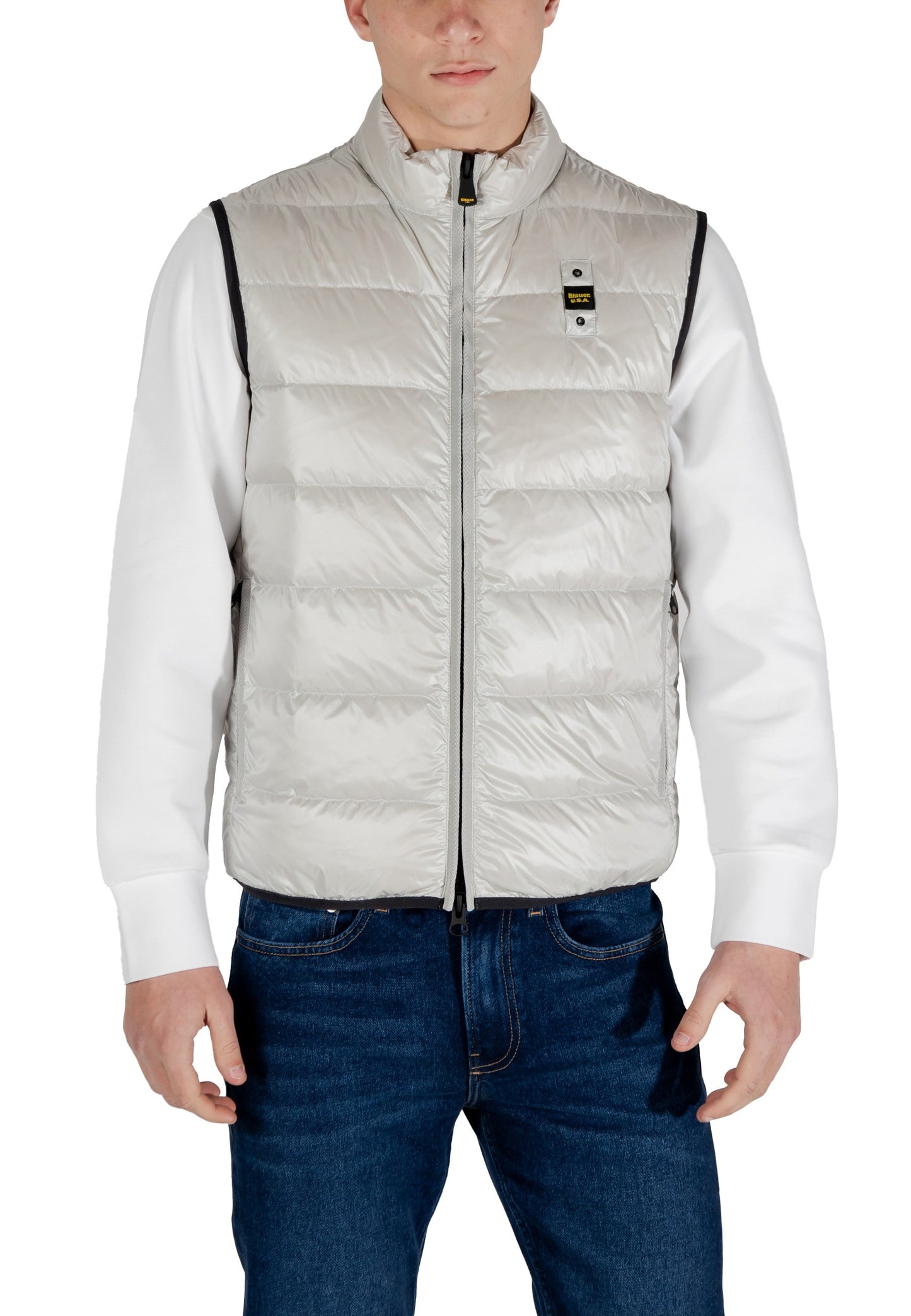 Blauer Gilet Uomo