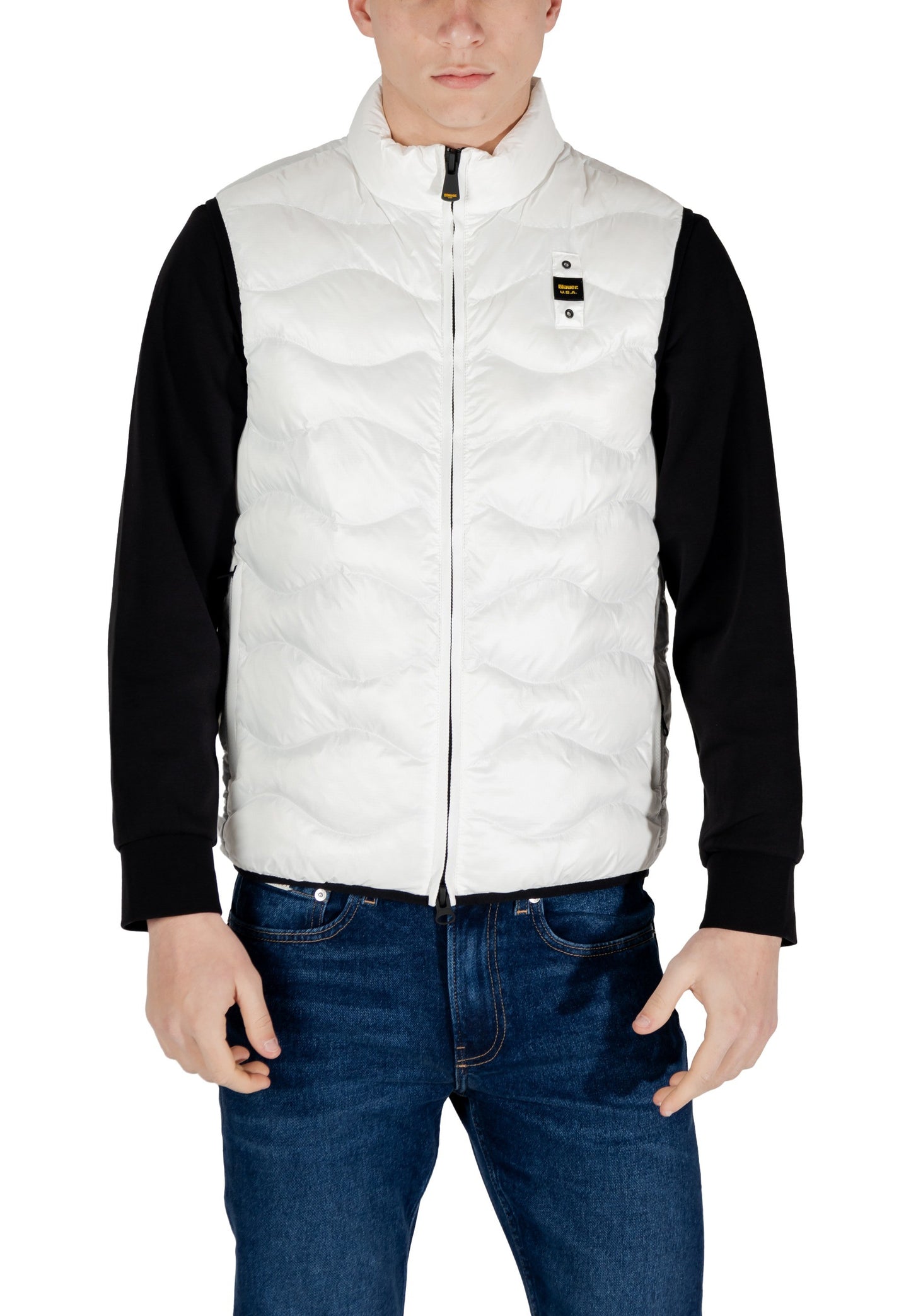 Blauer Gilet Uomo