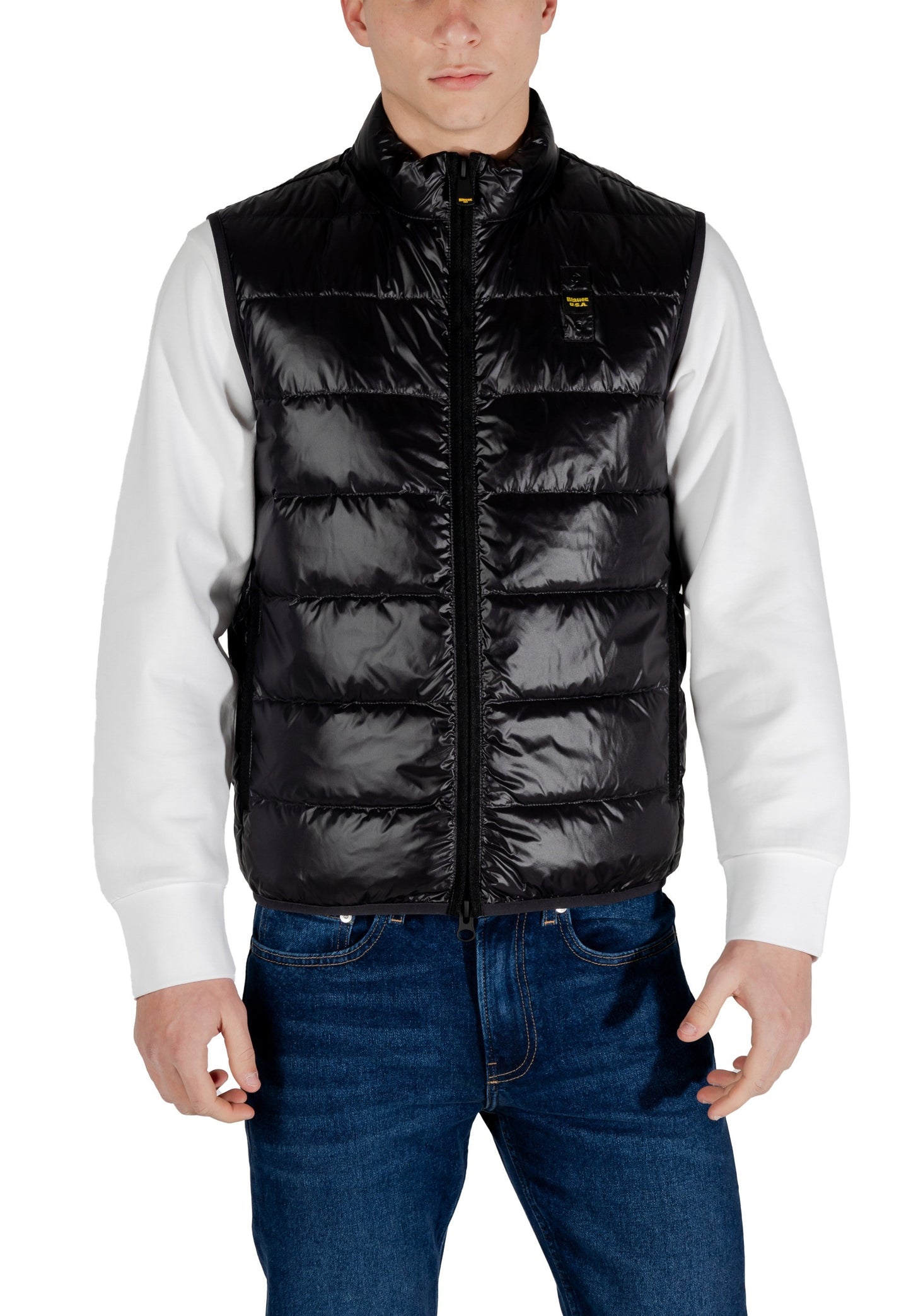 Blauer Gilet Uomo