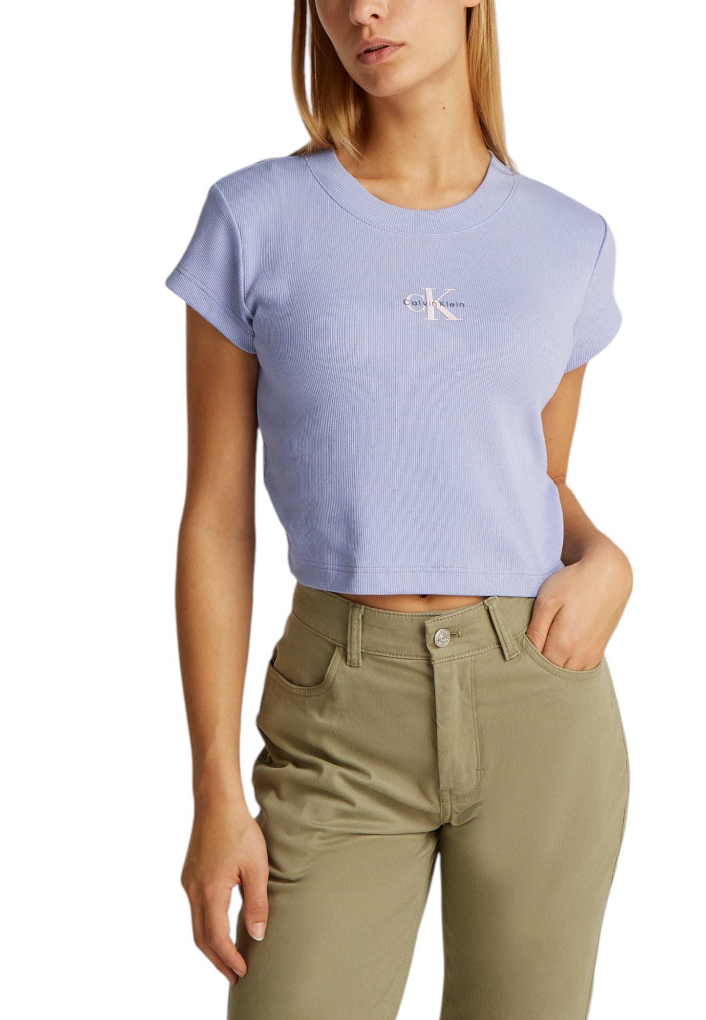 Calvin Klein Jeans T-Shirt Donna Calvin Klein Jeans LV047AB802 liliac  Lilla