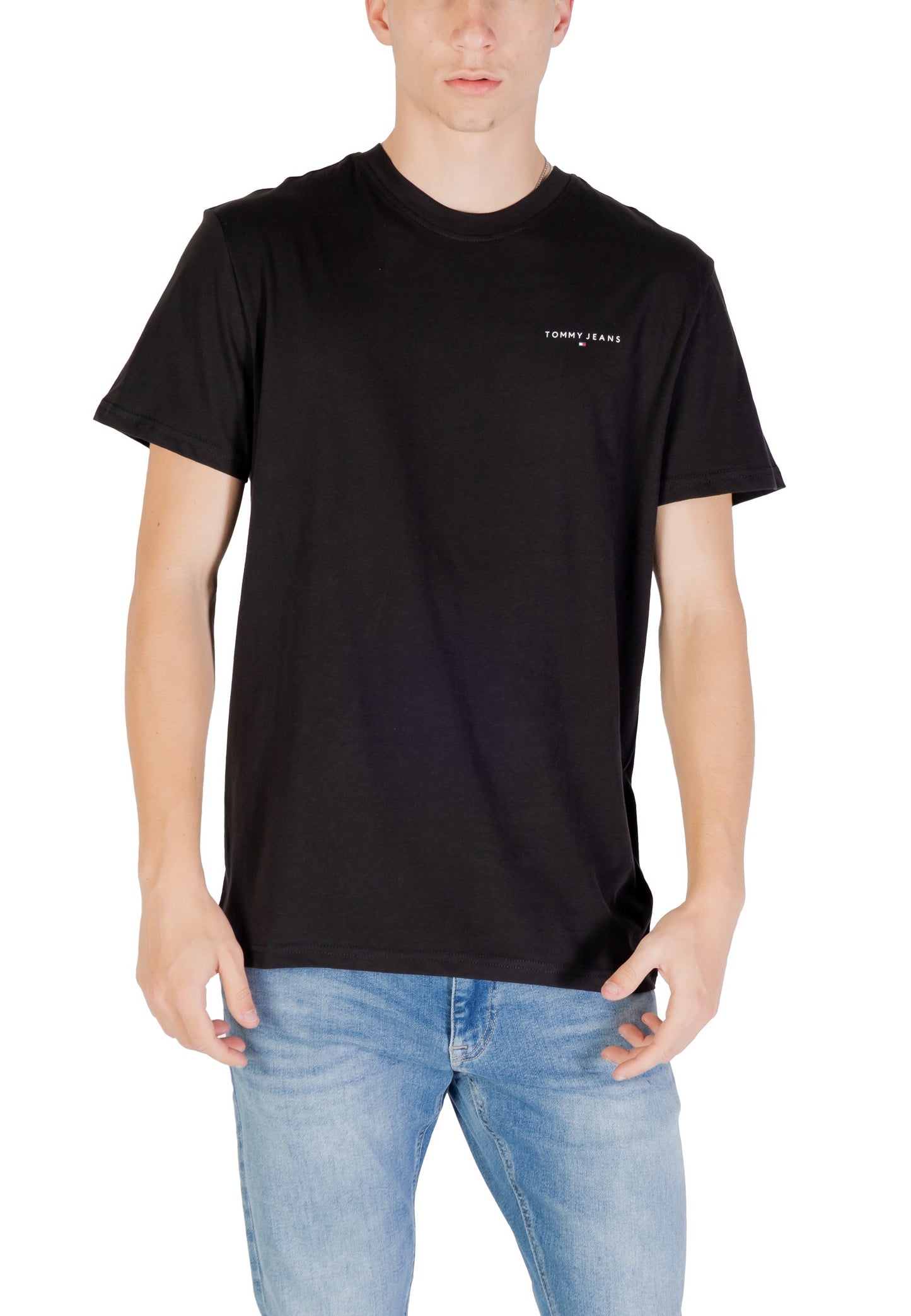 Tommy Hilfiger Jeans T-Shirt Uomo Tommy Hilfiger Jeans WH7_16631900009_Black black  black