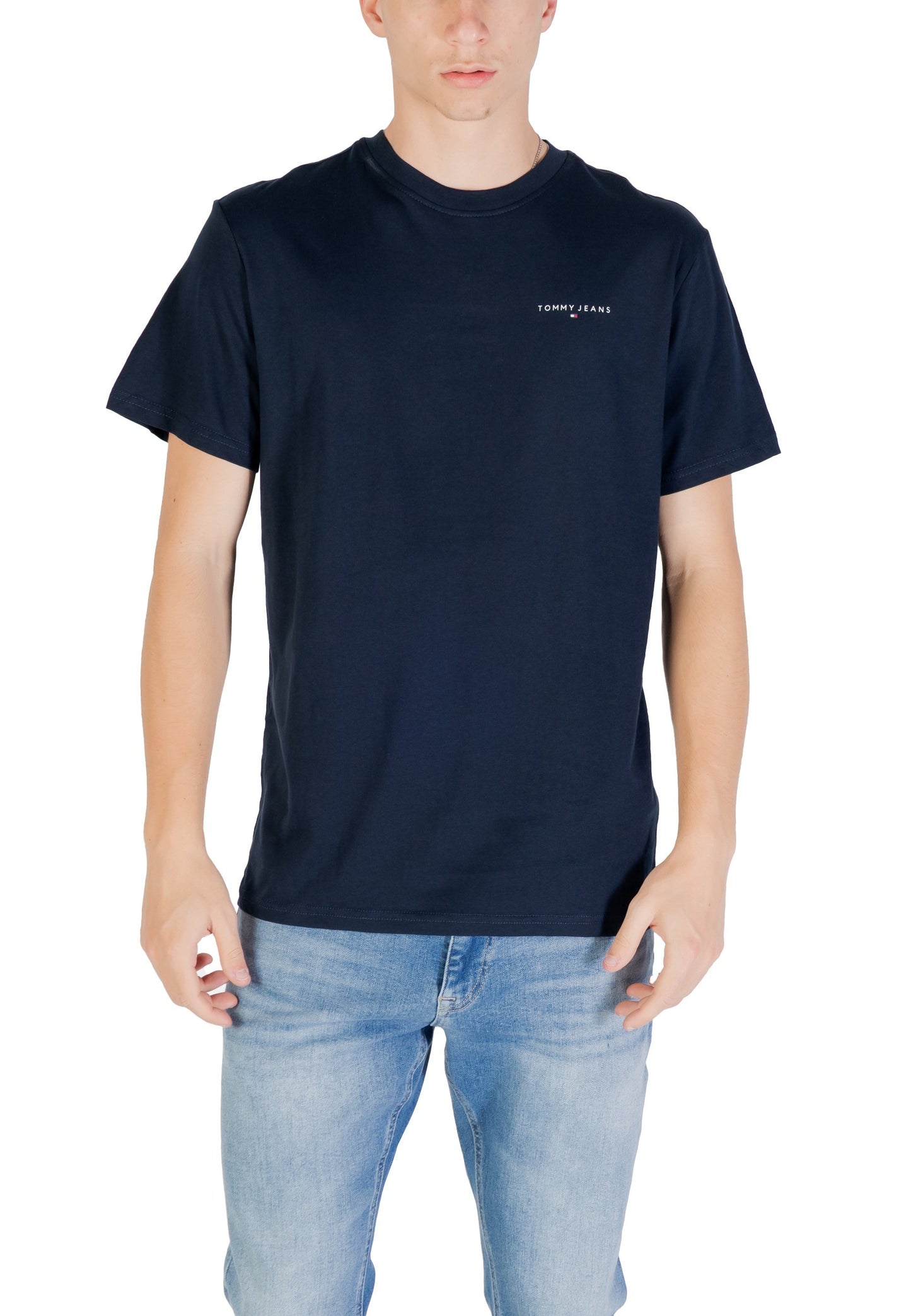 Tommy Hilfiger Jeans T-Shirt Uomo Tommy Hilfiger Jeans WH7_16631900128_Dark_Blue blue  blue
