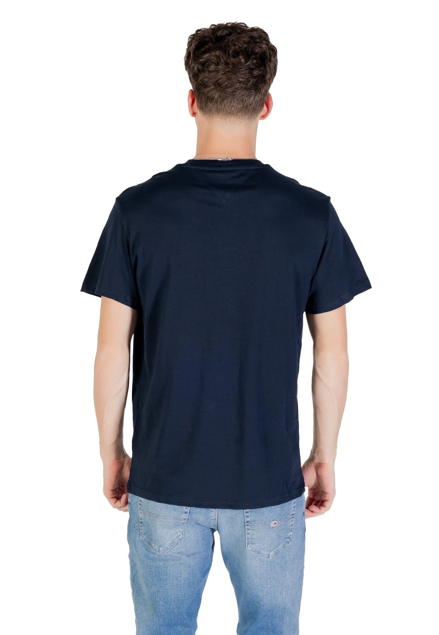 Tommy Hilfiger Jeans T-Shirt Uomo Tommy Hilfiger Jeans WH7_16631900128_Dark_Blue blue  blue