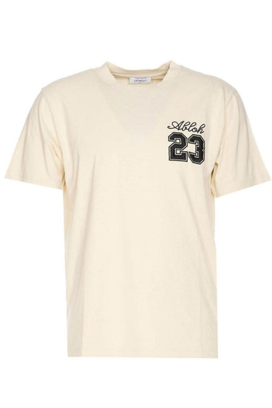 Camiseta de hombre en color blanco roto