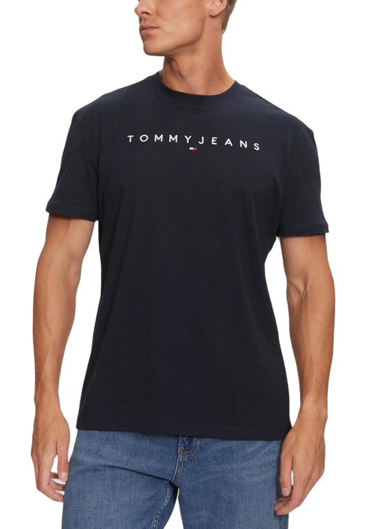 Tommy Hilfiger Jeans T-Shirt Uomo Tommy Hilfiger Jeans WH7_15736000128_Dark_Blue blue  blue