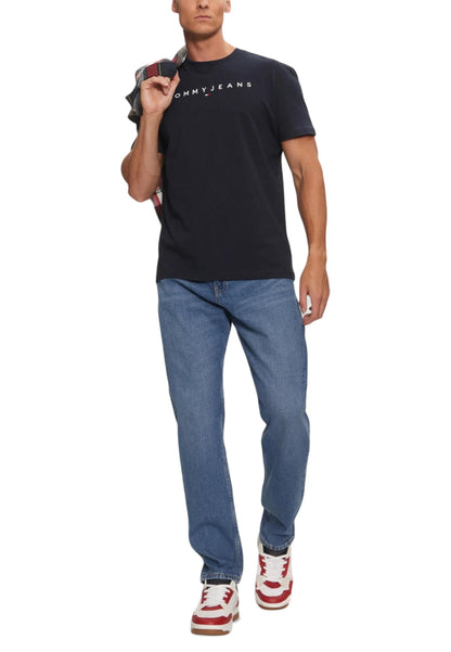 Tommy Hilfiger Jeans T-Shirt Uomo Tommy Hilfiger Jeans WH7_15736000128_Dark_Blue blue  blue