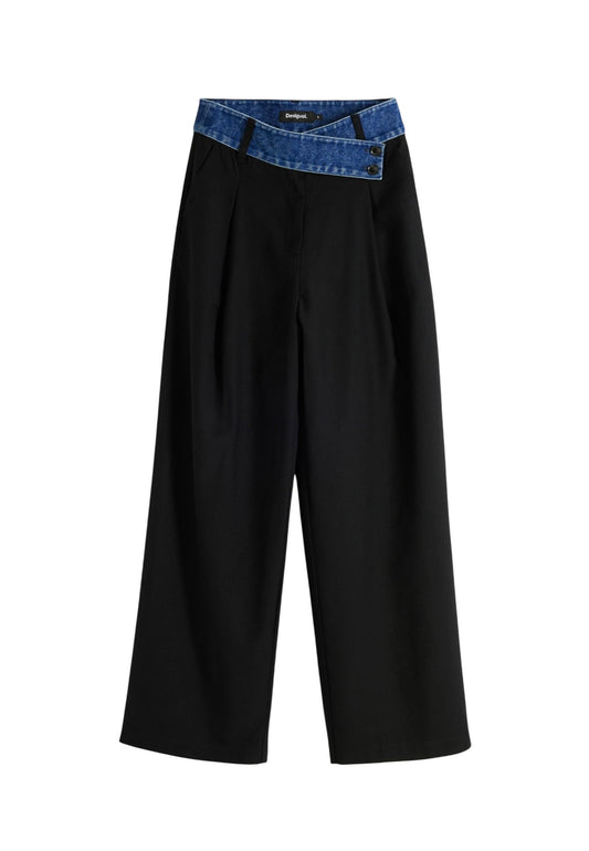 Desigual Pantaloni Donna Desigual 25WWPW03 black  black