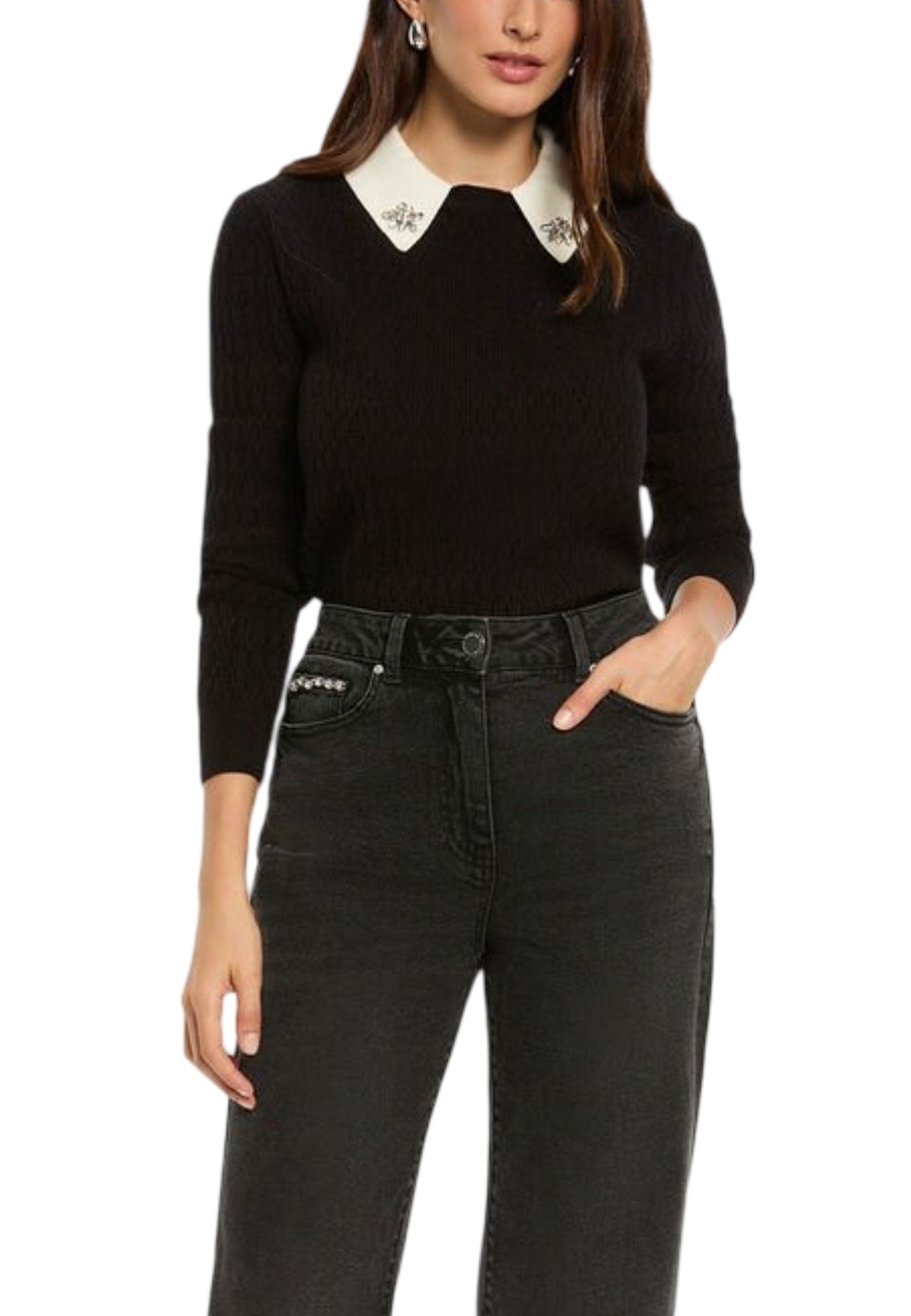 Morgan De Toi Maglia Donna Morgan De Toi 252-MTORIA black  black