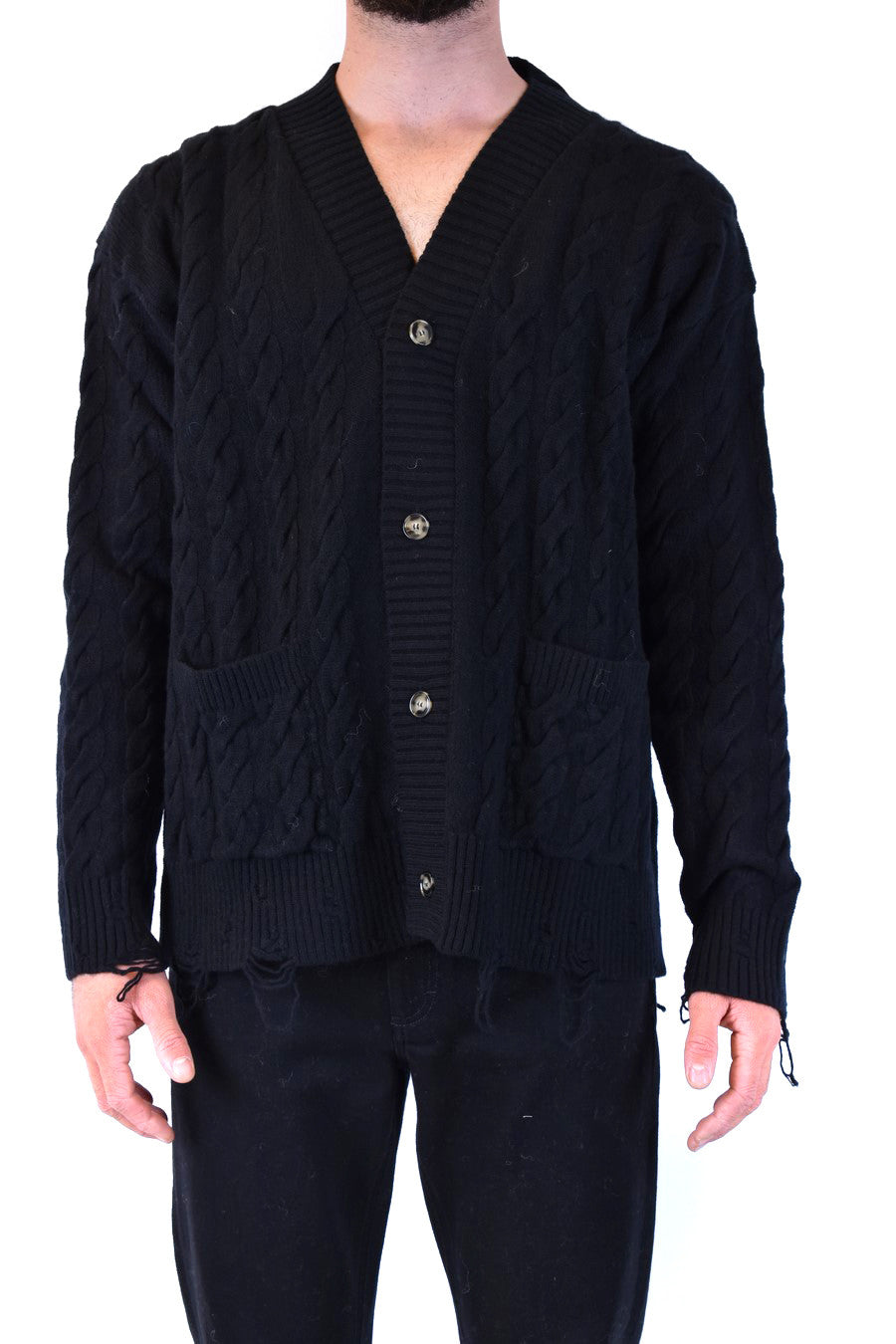 Laneus Cardigans Uomo Laneus v_24455 black  black
