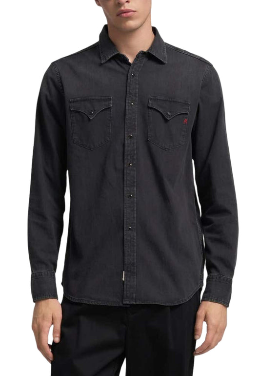Replay Camicia Uomo Replay M4860T.000.154 90B black  black