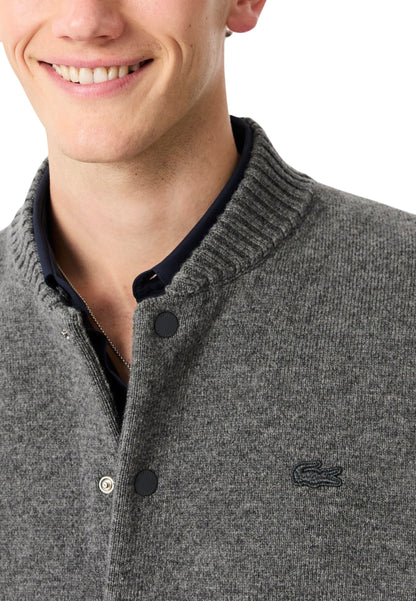 Lacoste Cardigans Uomo Lacoste AH5170-00 grey  grey