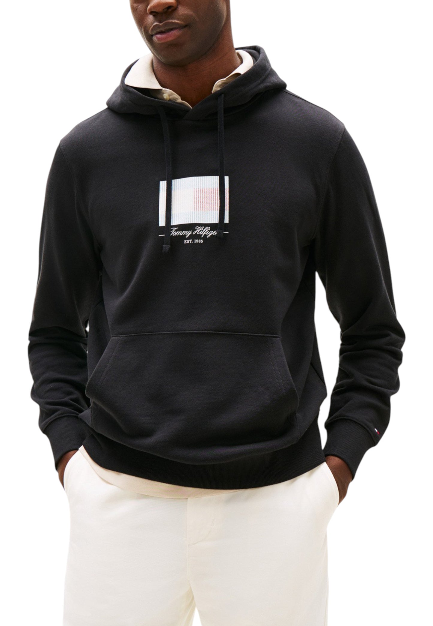 Tommy Hilfiger Felpa Uomo Tommy Hilfiger MW0MW39377 black  black