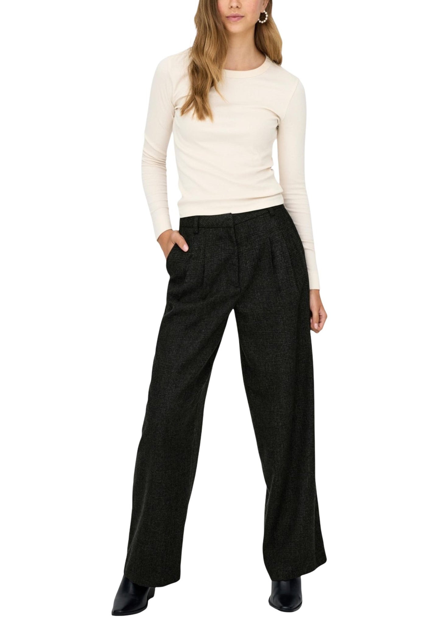 Jacqueline De Yong Pantaloni Donna Jacqueline De Yong 15358017 black  black
