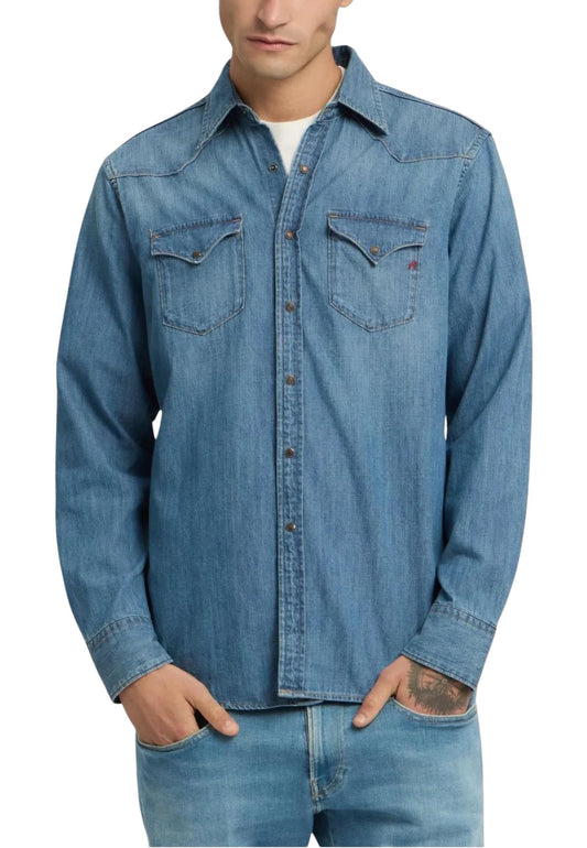 Replay Camicia Uomo Replay M4023T.000.26C 94A light blue  light blue